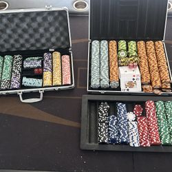 Poker Table And Sets 