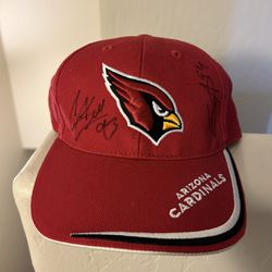 Signed AZ Cardinals Hat! Autographed by Calais Campbell /Sam Acho!