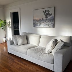 Cream sofa 95” L