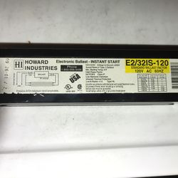 ( LOT OF 10 )Howard Industries  E2/32IS-120 Electronic Ballast LOT OF 10