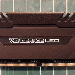 16GB DDR4 2666MHz Corsair Vengeance LED