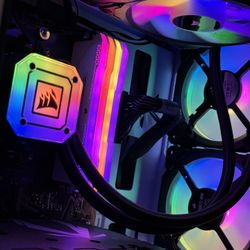 Gaming PC Setup Package - 2060, Ryzen 7, Liquid Cooled 