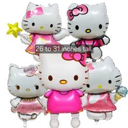 Hello Kitty Large Balloons 5 Pieces 