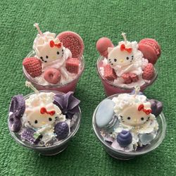Handmade Hello  Kitty Candles