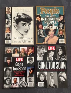 Special Editions Magazines Rock Legends and Movie Stars