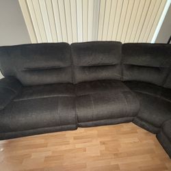 Three Recliner Couch