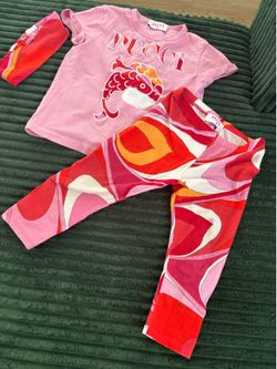Toddler pucci set with handband