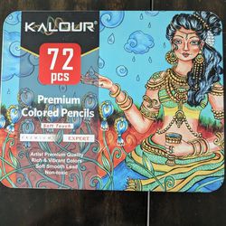 Kalour Premium Colored Pencil Set Of 72 Colors. Brand New