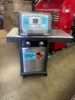 Bbq grill 3/1 charbroil commercial stainless steel