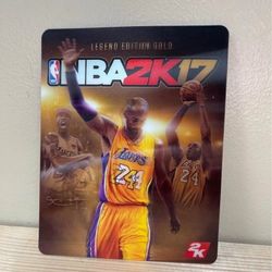 NBA 2K17 Legend Edition Gold Kobe Bryant LA Lakers Tribute Rare Hologram Magnet