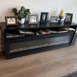 Fireplace TV Stand - New