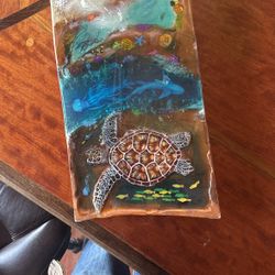 Tropical Resin Artwork From Hawaii 