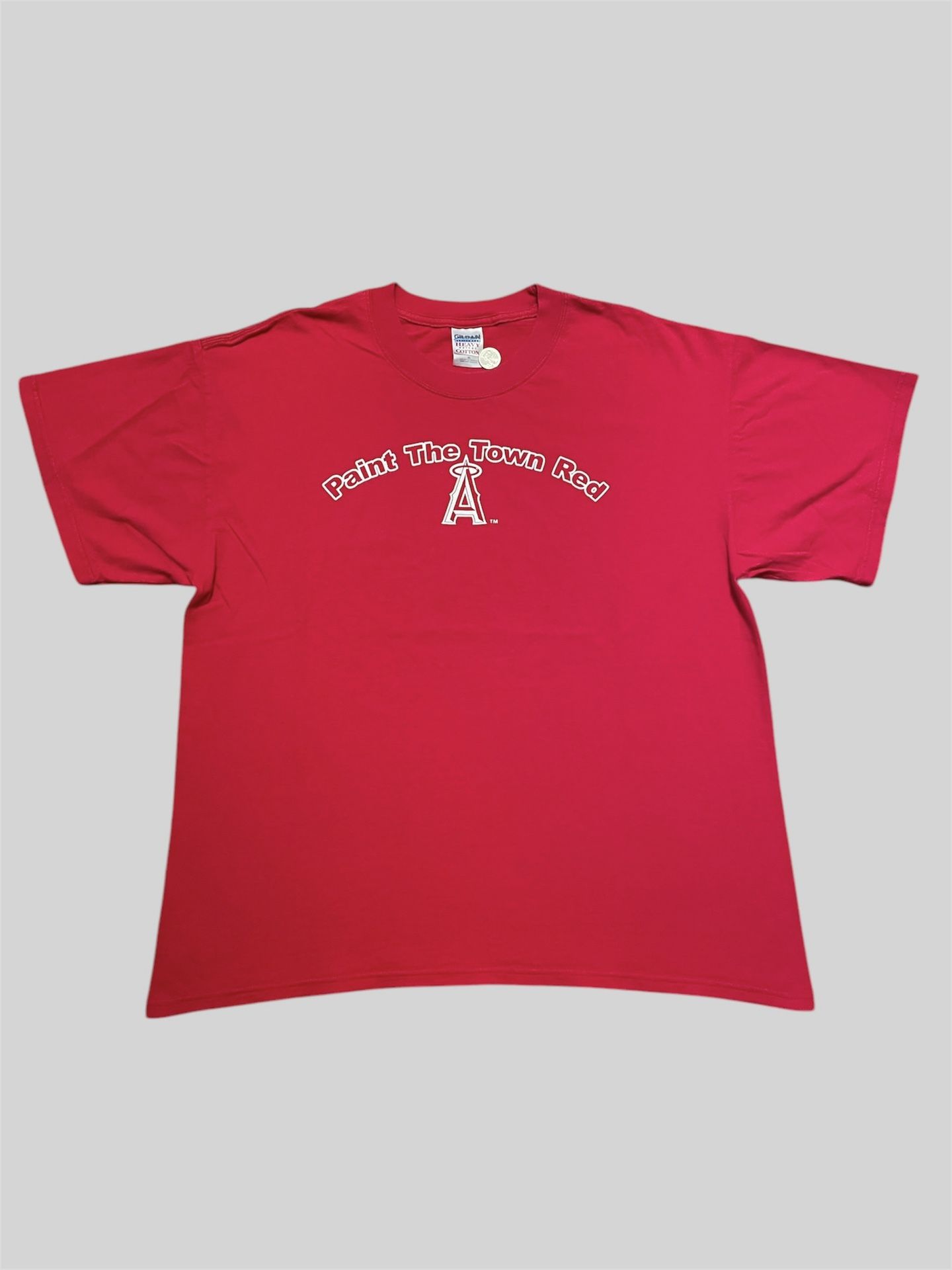 Anaheim Angels Paint the Town Red vintage baseball t shirt Size XL