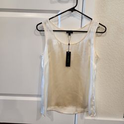 NWT Talbots silk 100% tank top size 4, scoop neckline