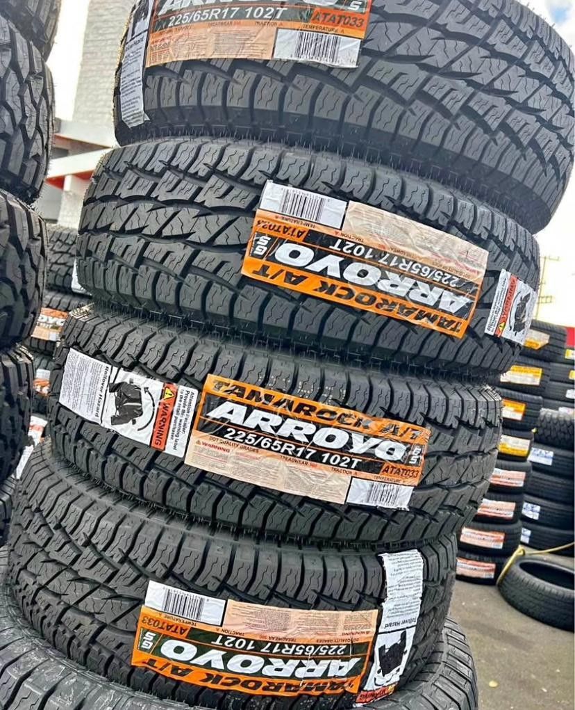 225/65R17 Arroyo A/T Set Of 4 New Tires