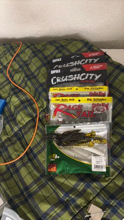 Bass fishing soft plastics new/used