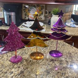 Three Adorable Christmas Trees