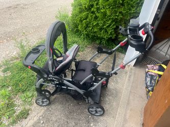 Sit and stand stroller