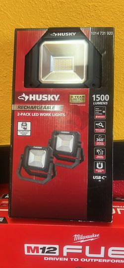 Husky 2pack led work lights