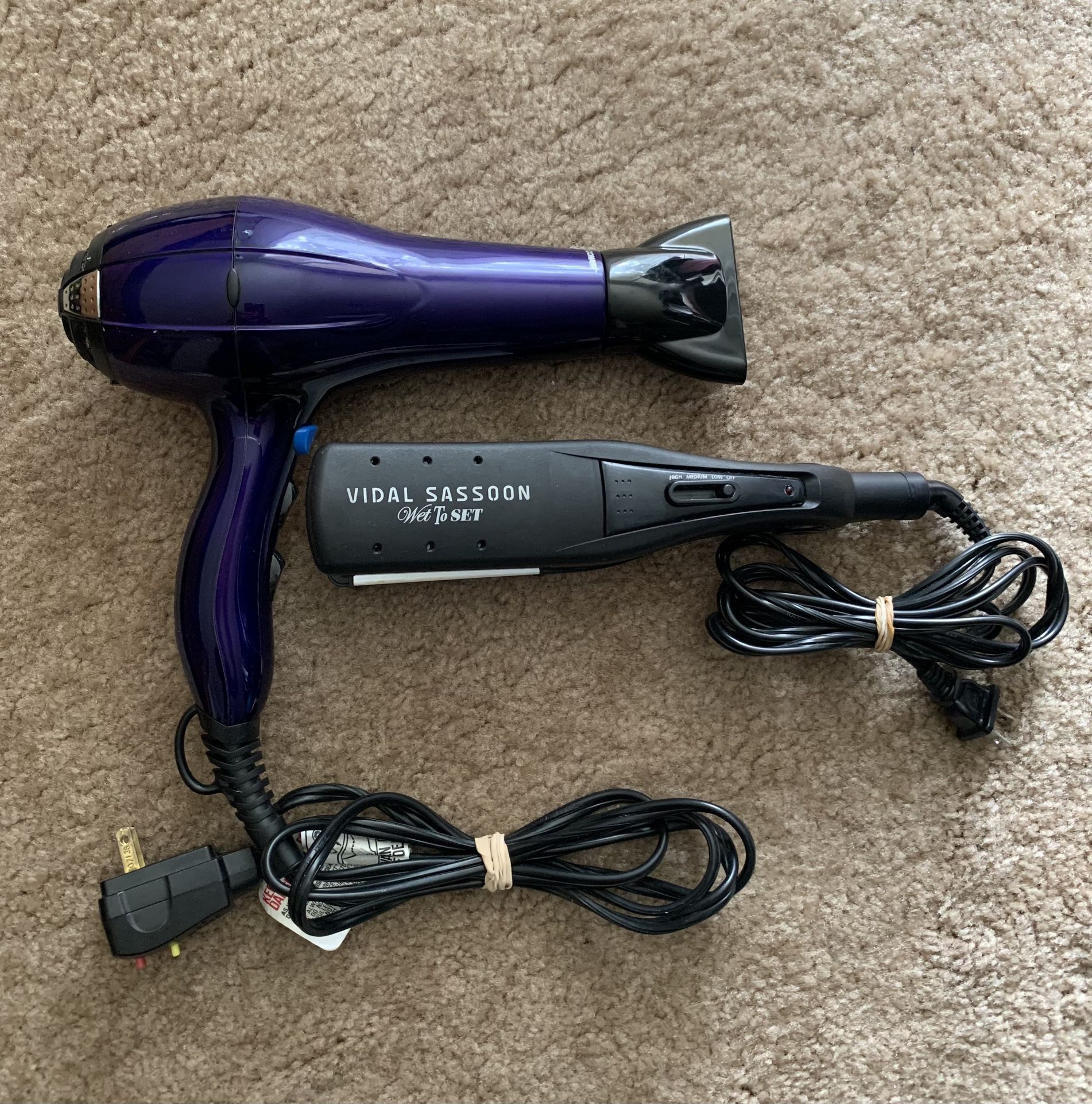 Hair Dryer & Straightener Set
