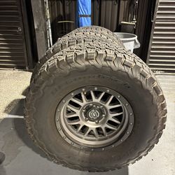 315/70/17 BFG and Icon wheels