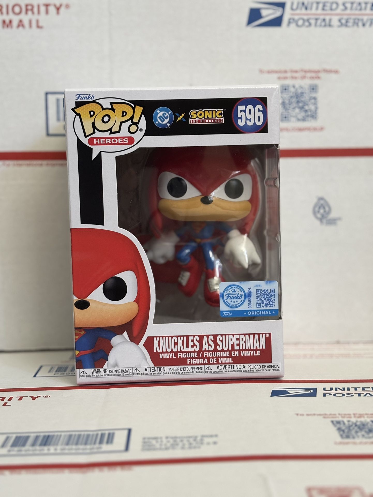Knuckles As Superman Funko Pop