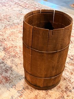 Vintage Wood barrel