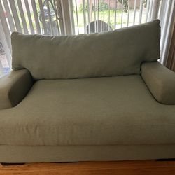 2 Piece Couch Ottoman Set