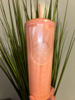 Starbucks Summer 2021 Pearly Pink Kaleidoscope Tumbler