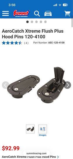 Hood pins Aerocatch