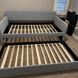 Trundle bed Included Two Twin Mattresses