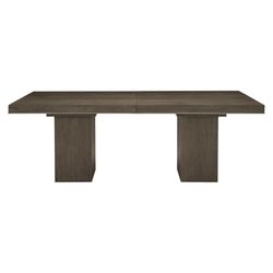 Linea Textured Graphite Dining Table