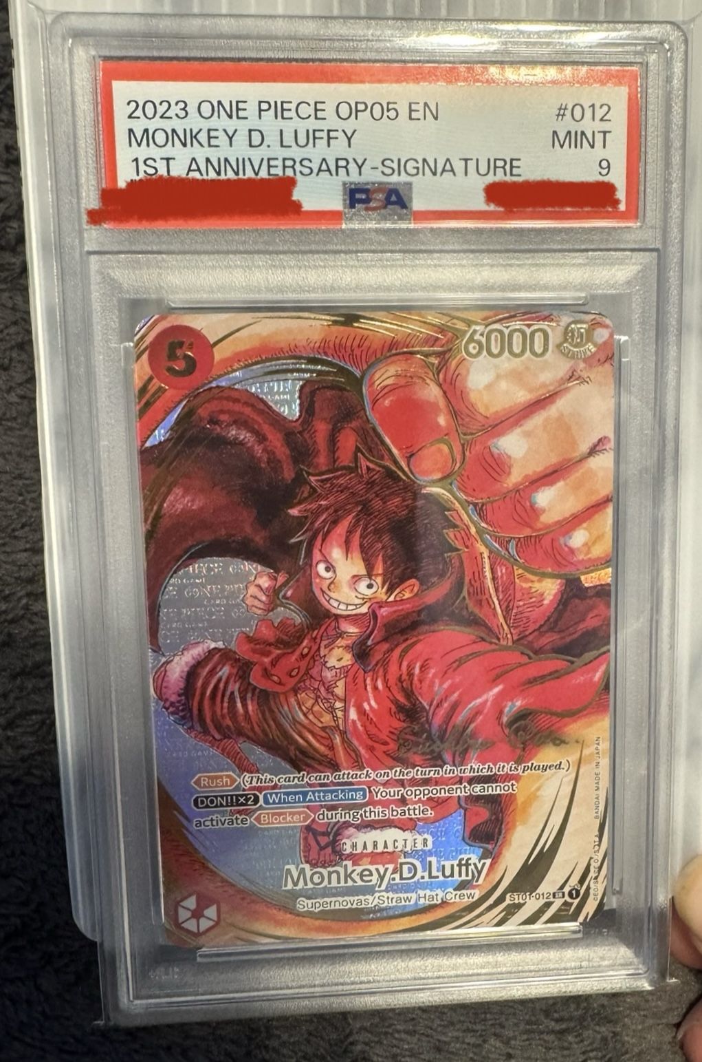 Oda Signature Psa 9!!!!!!