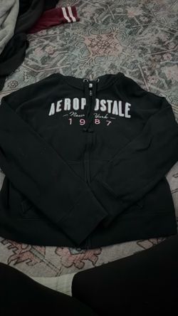Black Aeropostale zip up