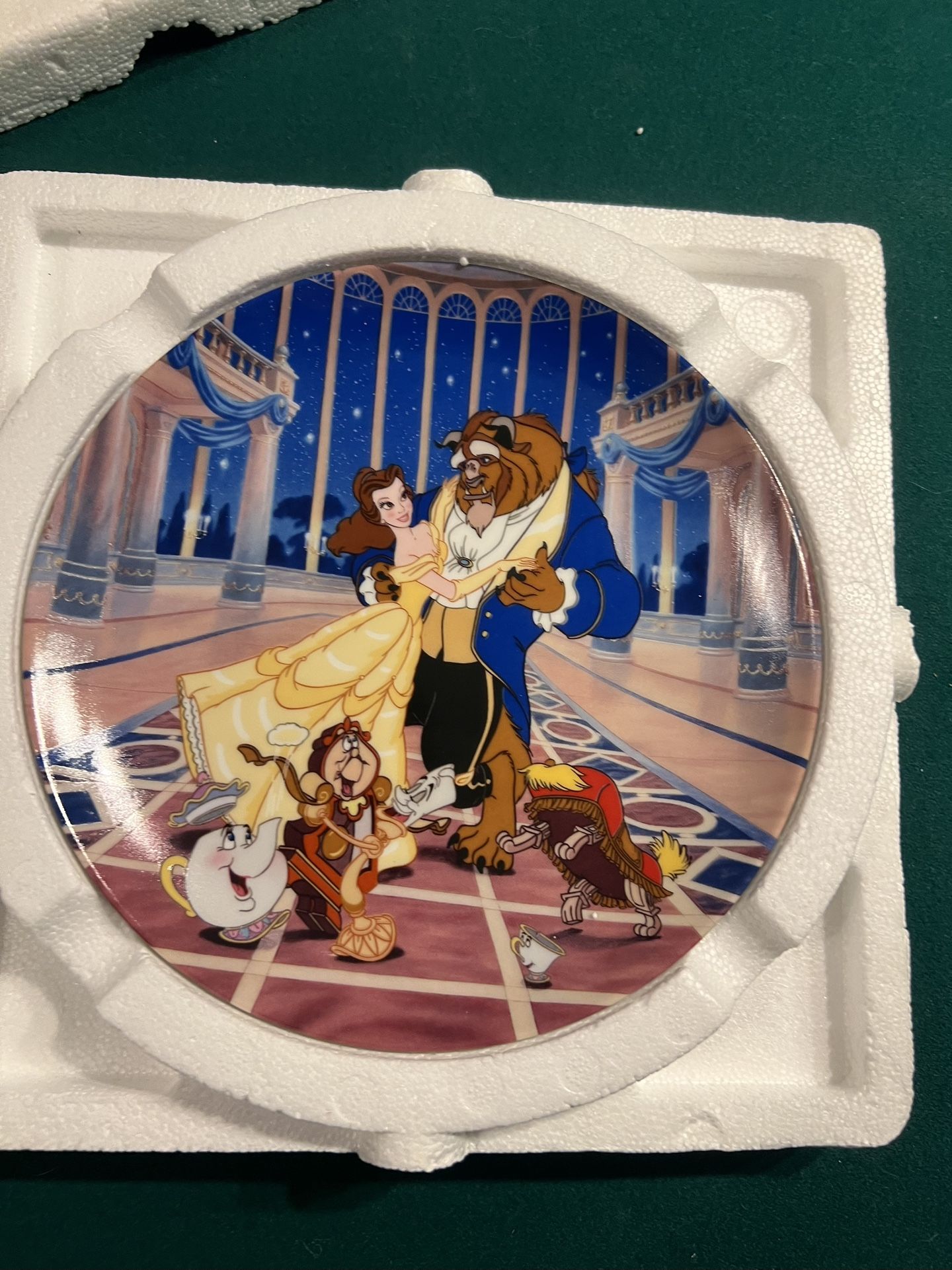 Disney Beauty and the Beast 'Love's First Dance' plate by Knowles.