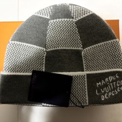Lv Beanie Damier
