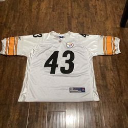 ON FIELD Palamalu Steelers Reebok Jersey
