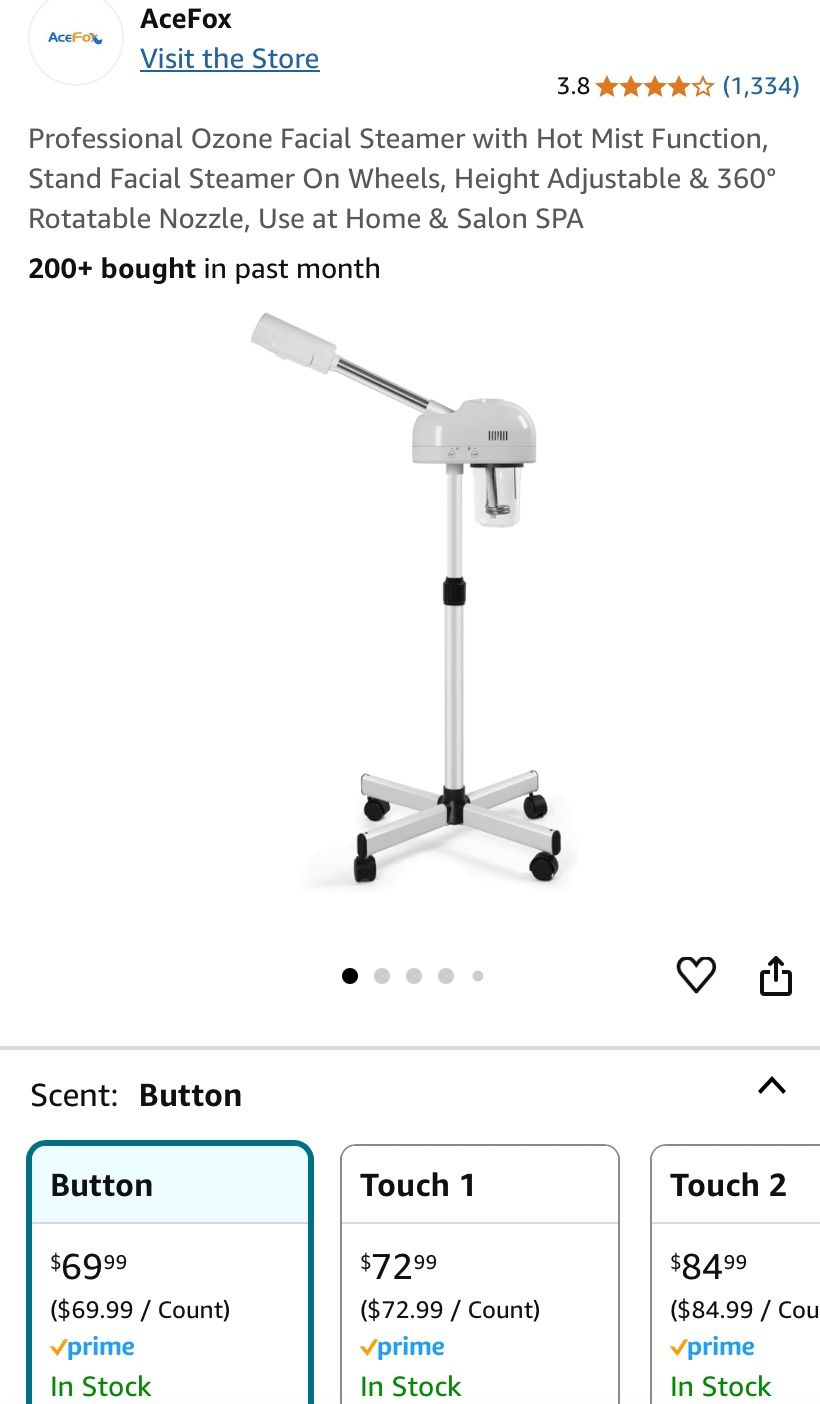 Facial Steamer With Hot Mist Functions