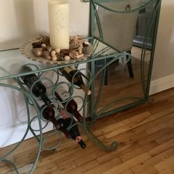 Wine Rack With Matching Mirror