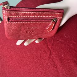 DOONEY AND BOURKE🔹VINTAGE🔹Red Leather Coin Purse