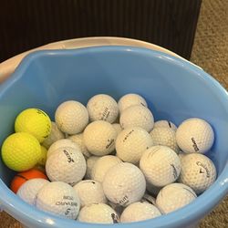 Golf Balls Full Bucket