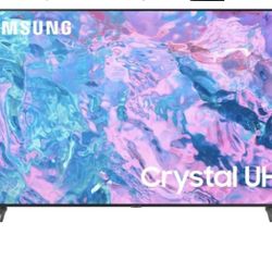 Samsung UN75CU7000FXZA 75" Crystal UHD 4K Smart TV, 3840x2160, 60hz