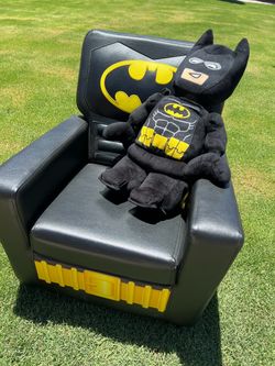 Batman Couch. Measurements In Pictures! Includes Batman Plush!