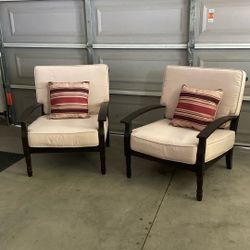 Two beautiful patio chairs