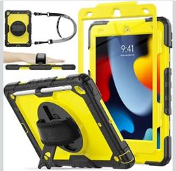 Case for iPad 9th/ 8th/ 7th Generation 10.2'', Shockproof with Screen Protector