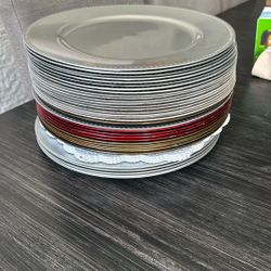 Stack Of Dining Chargers 