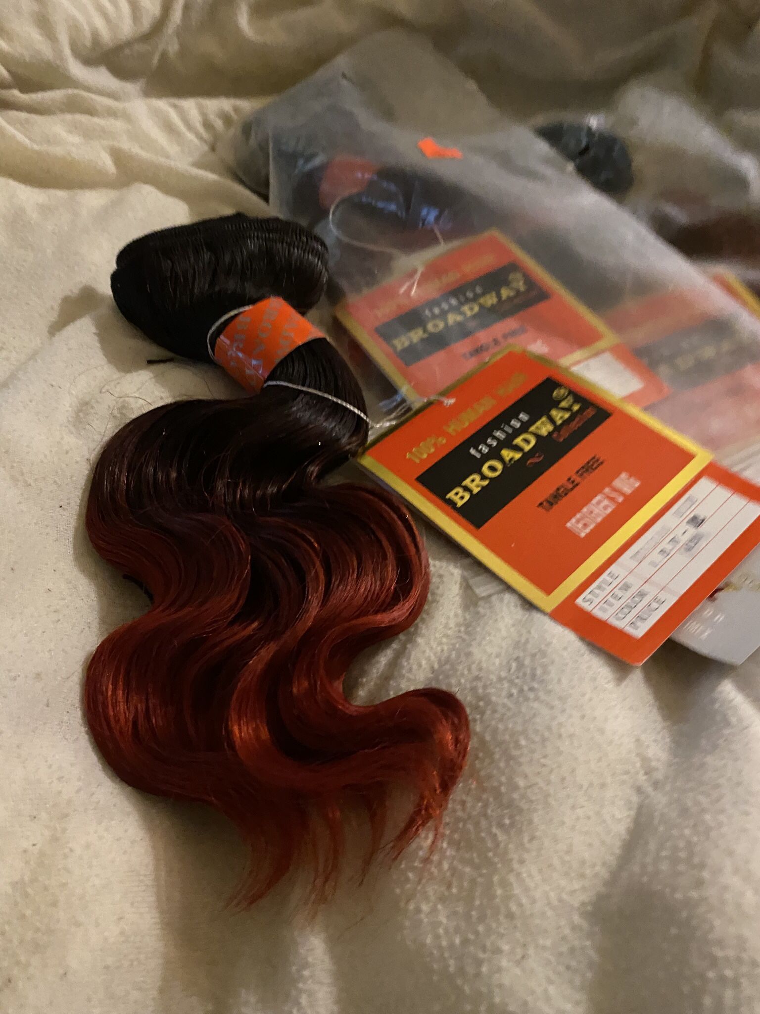 Three Bundle 100 Human Hair 