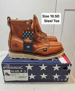 Thorogood (contact info removed) Steel Toe Work Boots Size 10.5D