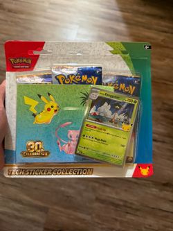 Pokemon 30th anniversary tech sticker collection