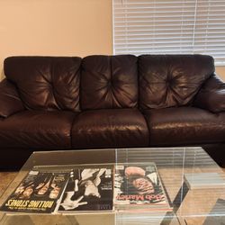 Chateau D’ax Genuine soft leather couches over 10k new